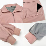 Zipper Jacket  Long Sleeve Nursing Uniforms Medical Zip Jacket Spandex Scrubs  Jackets