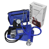 Premium Quality Cuff Portable Manual BP Machine Monitor Kit Sprague Rapparport Stethoscope Aneroid Sphygmomanometer With D-Ring