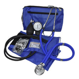 Premium Quality Cuff Portable Manual BP Machine Monitor Kit Sprague Rapparport Stethoscope Aneroid Sphygmomanometer With D-Ring