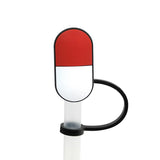 8mm Medical Theme Silicone Healthcare Straw Toppers Cute Nurse Doctor Straw Cover for Tumblers Bulk Wholesale Cup Accessories