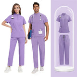 Nurses Beauty Salon Dentists-Breathable Jersey Scrubs for Men and Women Custom LOGO Customizable Hospital Uniforms