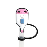 8mm Medical Theme Silicone Healthcare Straw Toppers Cute Nurse Doctor Straw Cover for Tumblers Bulk Wholesale Cup Accessories