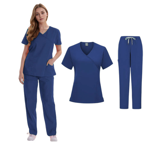 Woman Uniforme Clinica Doctor Dental Joggers Scrubs Suits Medical Hospital Scrubs Uniforms Sets Spa Work Wear Nursing Uniforms