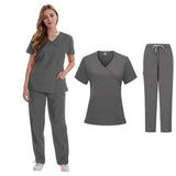 Woman Uniforme Clinica Doctor Dental Joggers Scrubs Suits Medical Hospital Scrubs Uniforms Sets Spa Work Wear Nursing Uniforms