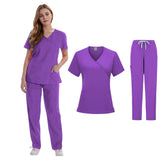 Woman Uniforme Clinica Doctor Dental Joggers Scrubs Suits Medical Hospital Scrubs Uniforms Sets Spa Work Wear Nursing Uniforms