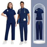 Nurses Beauty Salon Dentists-Breathable Jersey Scrubs for Men and Women Custom LOGO Customizable Hospital Uniforms