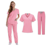 Woman Uniforme Clinica Doctor Dental Joggers Scrubs Suits Medical Hospital Scrubs Uniforms Sets Spa Work Wear Nursing Uniforms