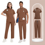 Nurses Beauty Salon Dentists-Breathable Jersey Scrubs for Men and Women Custom LOGO Customizable Hospital Uniforms
