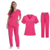 Woman Uniforme Clinica Doctor Dental Joggers Scrubs Suits Medical Hospital Scrubs Uniforms Sets Spa Work Wear Nursing Uniforms