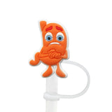 8mm Medical Theme Silicone Healthcare Straw Toppers Cute Nurse Doctor Straw Cover for Tumblers Bulk Wholesale Cup Accessories