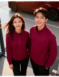 LS-GT2166 Women's Warm Comfortable Hospital Scrub Uniform Medical Jacket with Zip and Durable Pockets Made of Knitted Fabric