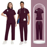 Nurses Beauty Salon Dentists-Breathable Jersey Scrubs for Men and Women Custom LOGO Customizable Hospital Uniforms
