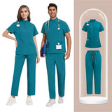 Nurses Beauty Salon Dentists-Breathable Jersey Scrubs for Men and Women Custom LOGO Customizable Hospital Uniforms