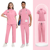 Nurses Beauty Salon Dentists-Breathable Jersey Scrubs for Men and Women Custom LOGO Customizable Hospital Uniforms