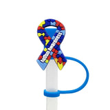 8mm Medical Theme Silicone Healthcare Straw Toppers Cute Nurse Doctor Straw Cover for Tumblers Bulk Wholesale Cup Accessories