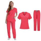Woman Uniforme Clinica Doctor Dental Joggers Scrubs Suits Medical Hospital Scrubs Uniforms Sets Spa Work Wear Nursing Uniforms
