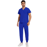 Unisex Washable Anti-wrinkle Surgical Uniform Women Men Medical Nurse Scrub Set Soft Breathable Jogger Doctor Nursing Workwear