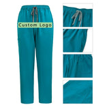 Nurse Uniform Sets Doctor Dental Hospital Scrubs Stand Collar Zipper Top Jogger Straight Pants for Nurses Doctors