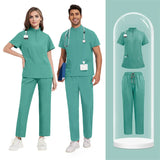 Nurses Beauty Salon Dentists-Breathable Jersey Scrubs for Men and Women Custom LOGO Customizable Hospital Uniforms